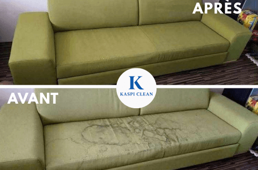 AVANT APRES NETTOYAGE CANAPES