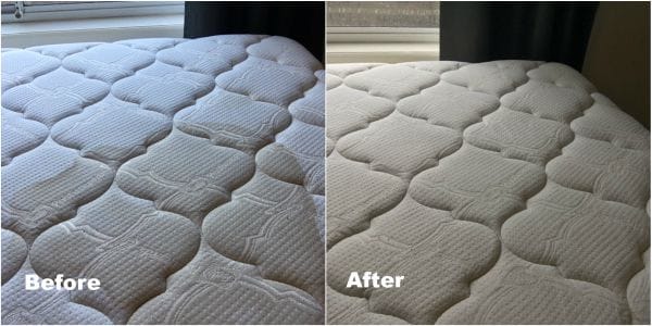 mattress dry cleaning before after